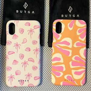 NEW Burga IPhone XR Phone Case set of 2